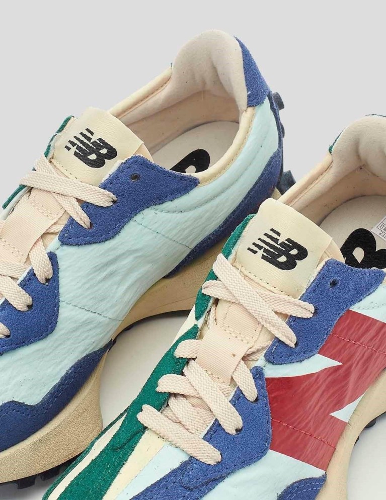 Zapatillas NEW BALANCE 327 vb forest green/serene blue